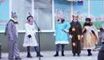 В Новоазовске встречают новый, 2022 год.  Открытие главной елки Новоазовского  района, 24.12.2021