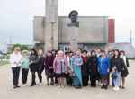 Участники митинга в честь 145-летия со дня рождения полярного исследователя Г.Я. Седова на его родине. 5.05.2022г