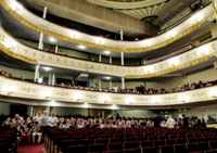 В зрительном зале Московского театра оперетты