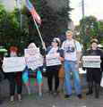 Митинг в Москве в поддержку Донбасса и Новороссии. 11.06.2014г Второй справа Максим Лях