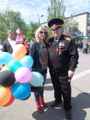 На праздновании 70-летия Великой Победы в Новоазовске. 9 мая 2015г