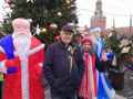 Новогодняя Красная площадь. Фото с Дедом Морозом и Снегурочкой. Декабрь 2019г