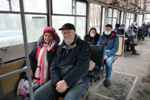 В старом таганрогском трамвае 2 маршрута. Вагоны и рельсы - те же. Когда-то мы ездили на нем каждый день.