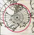 Арктика на карте Земли