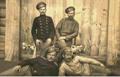 В годы военной службы. А.П. Хандюков слева сидит
