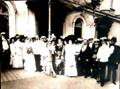 После венчания в Исаакиевском соборе, 1910г, Санкт-Петербург