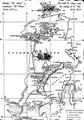 Карта плавания "Св. Фоки" и дрйфа "Св. Анны" Г. Брусилова