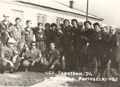 Бойцы студенческого строительного отряда "Электрон-74" ТГПИ. Владимир Лях - в верхнем ряду крайний слева. 1974г