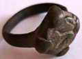 Перстень детский бронзовый (8-10 век н.э.), найден на территории с. Обрыв