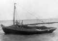 Рыбацкий парусный  каюк, 1960-е годы